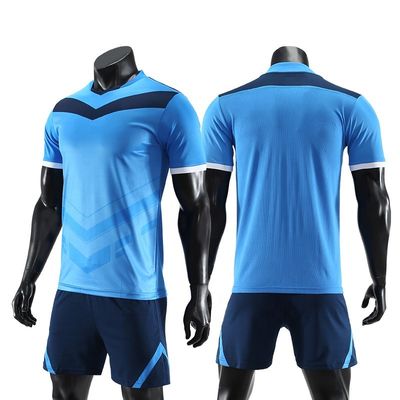 Breathable Quick Dry Boys Men Football Jerseys Uniforms Blank Jerseys Set