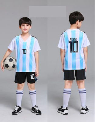 Breathable Fabric Comfortable Child Custom Soccer Jersey