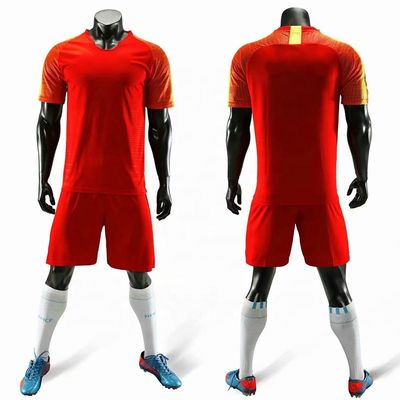 Wholesale Custom Cheap Breathable New Design Soccer Uniform Set Football Shirt