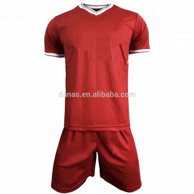 Cheap Wholesale Thai Quality Famous Club Red Soccer Jersey Football Set