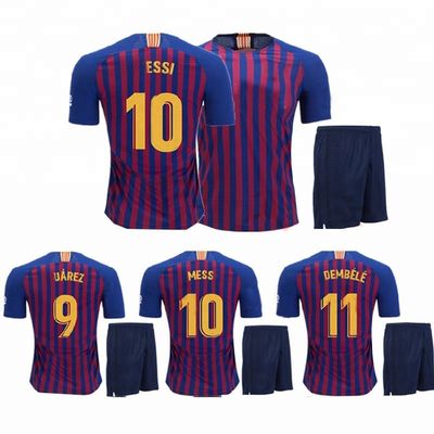 Hot sell popular design football club custom soccer uniform jersey set 2019 2020