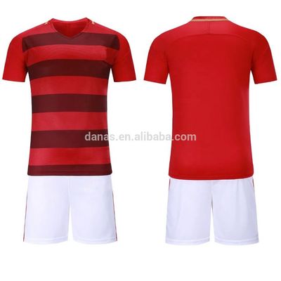 2018 Cheap New Design Sublimation Men and Women Striped Soccer Jersey