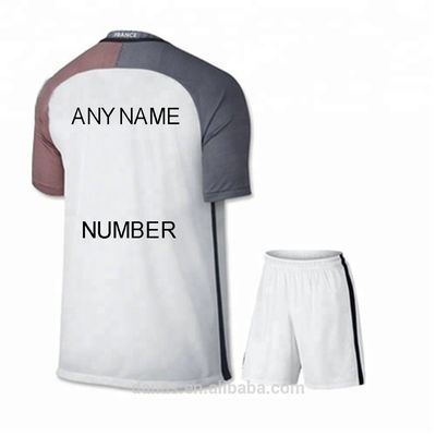 Custom euro 2016 france national team grade thai quality retro soccer jersey