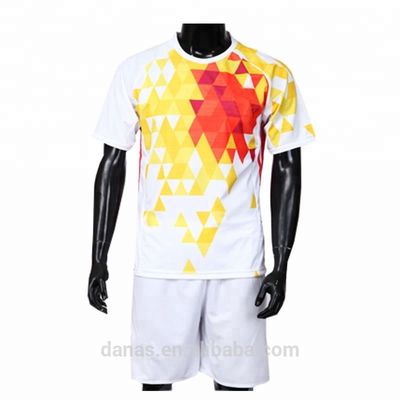 National team grade original quality football uniform customized soccer jersey