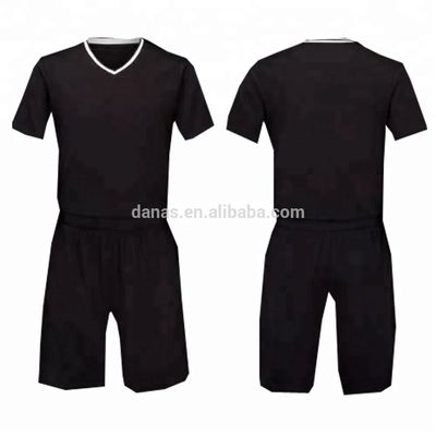 Quick Dry Comfortable Fashion Basketball Jersey Uniform Black