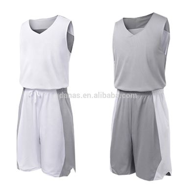 2019 Wholesale Custom Gray Basketball Jersey Logo Printing