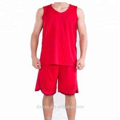 2019 Latest Design 100% Mesh Polyester Blank Basketball Uniform Sports Vest
