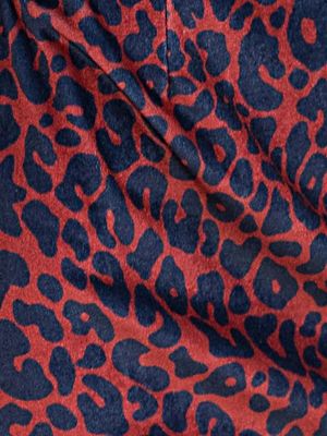 Women Clothing Long Sleeve Mini Leopard Print Dress