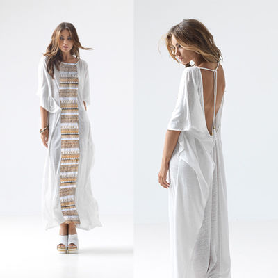 OEM & ODM factory western style stylish long maxi dress for women