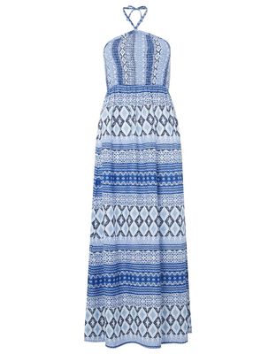 Factory Direct Sales Halter Maxi Dress Laddies Boho Long Dresses