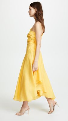 Fashion Asymmetrical Clothing One Shoulder With Long Sleeve Woman  Maxi Dress Summer