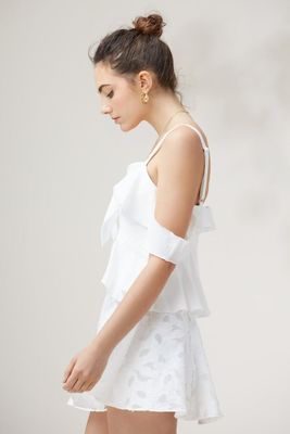 Hot Sale Fashion Womens Floral Sex Linen Slip Mini Dress