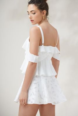 Hot Sale Fashion Womens Floral Sex Linen Slip Mini Dress