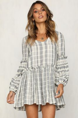 Women Clothing 2018 Long Sleeve Cotton Summer Casual Dresses