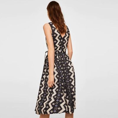 Factory price woven ladies summer office dress