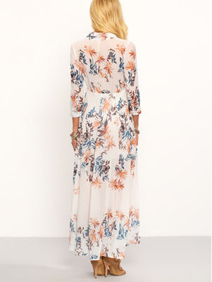 2018 New Style Chiffon Bohemian Long Dress
