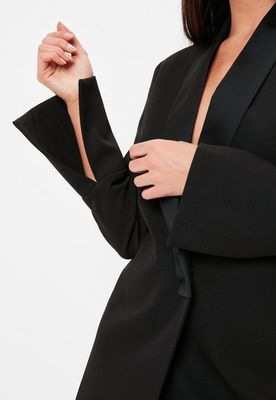 Sexy Short Mini Deep V Neck Black Dress