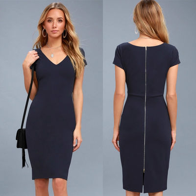Women Business Office Wear Bodycon Dresses