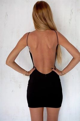 2018 latest short frock dress bodycon backless women dress