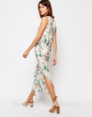 2018 fashion women printed dress african kitenge dress