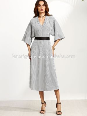 women new feeling back elegant midi dress