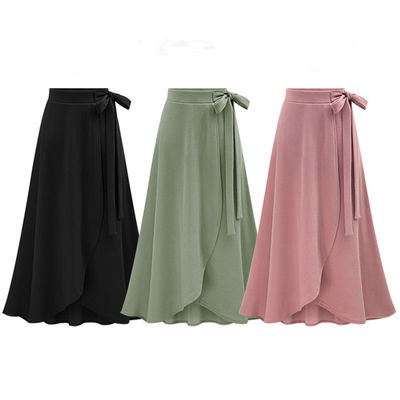 Trending Pink Elegant Maxi Skirt with Belt