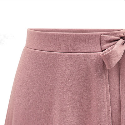 Trending Pink Elegant Maxi Skirt with Belt