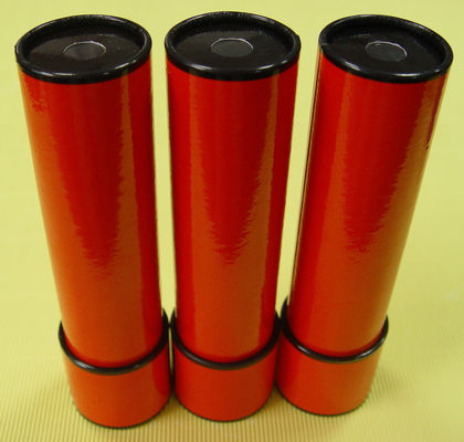 Colorful Cylinder Double Tube Children Telescope Paper Kaleidoscope Toy with Plastic Caps