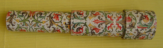 Custom Handmade Xmas Magic Flexible Telescope Paper Kaleidoscope Gift Toy