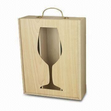 Special FSC Paper, 100% Recycled Carry-on Wine Packaging Boxes with Handle