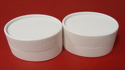Customized Recycled White Velvet / Oval Paper Box for Garment, Gift, Candle Packaging