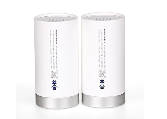 Cylindrical Cream Bottle Box Packaging  Paper Tube Bottom With Foam Pad