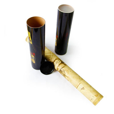 Air-proof Kraft Paper Tube Packaging , Custom Paper Cardboard Tubes