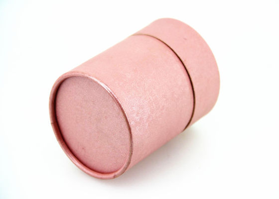 Customized pink reusable tea Paper Tube packaging Canister with SGS FDA