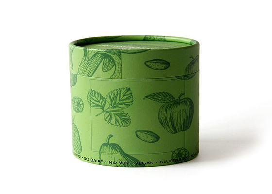 Customised Round Kraft Paper Tube Packaging For Gift / Food Packaging