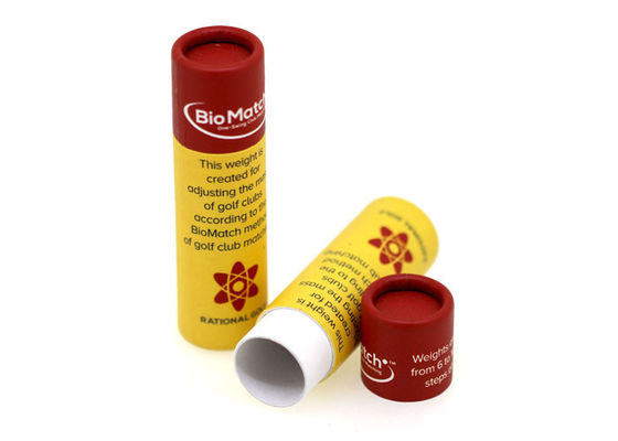 Paper Tube Cans Packaging Matte Lamination Lip Stick Canister