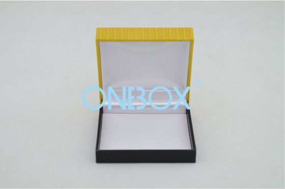 Square plastic luxury custom packaging boxes for men watch or jewellery gift packing