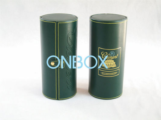 Cardboard and PU leather Luxury Packaging Boxes with Elegant Hot Stamping