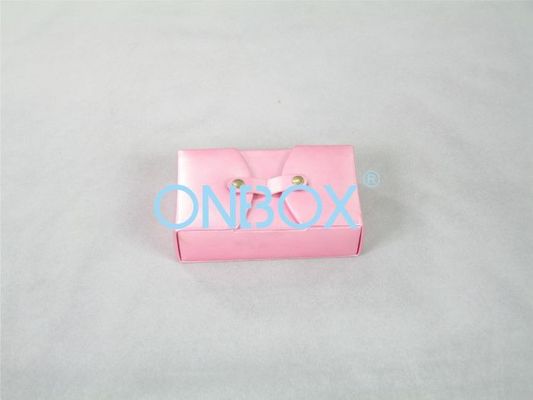 Pink Lovely Cardboard women jewelry packaging boxes with tray