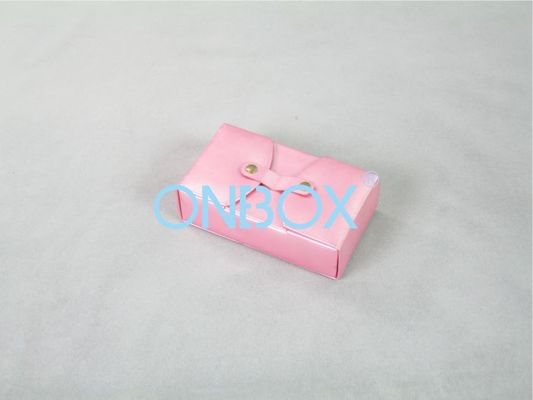 Pink Lovely Cardboard women jewelry packaging boxes with tray