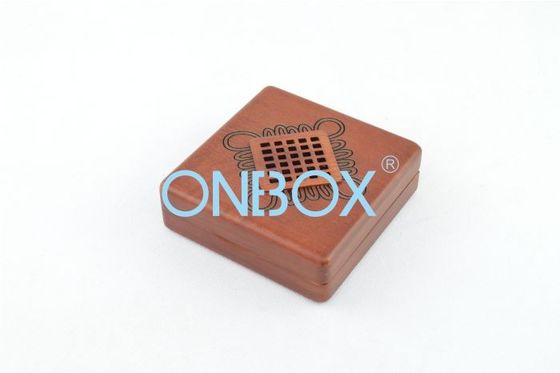 Handicraft Wooden jewelry packaging boxes for women , Vintage coin gift box