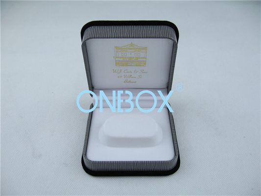 High End Jewelry Packaging Boxes With Soft Pad Top Design , A Thermal Form Insert For Ladies ' Bangle