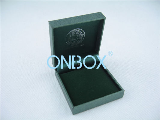 Hot Stamping Frame Jewelry Packaging Boxes In Art Paper A Removable Insert For Pendants