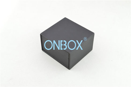 Unique Black Touch Paper Jewellery Gift Boxes Removable Insert Pads For Earrings And Eardrops