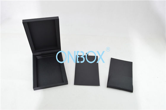 Customized High End Jewellery Gift Boxes Double Insert Pads For Women Necklace And Earrings