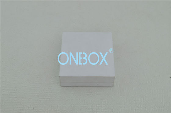 Competitive White Plastic Painted Jewelry Boxes White Art Paper External For Female Bangle