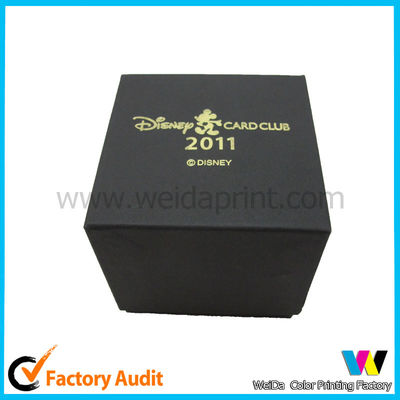 Square Black Matt Packaging Boxes