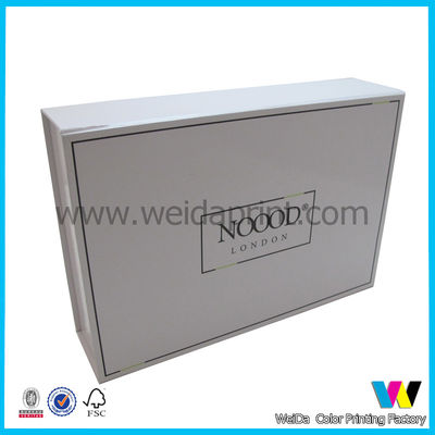 Double Sided Glossy Paper Packaging Boxes Collapsible on Four Edges , Flat Packaging