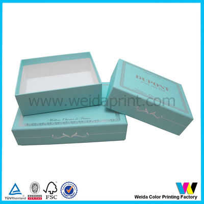 Matt Oil Press Pantone Color Printing Paper Packaging Boxes with Silver Stamping