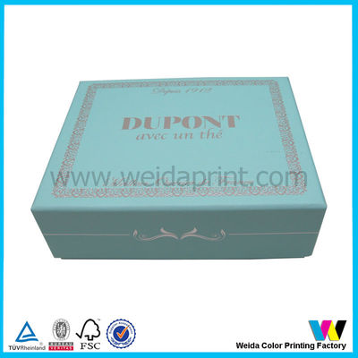 Matt Oil Press Pantone Color Printing Paper Packaging Boxes with Silver Stamping
